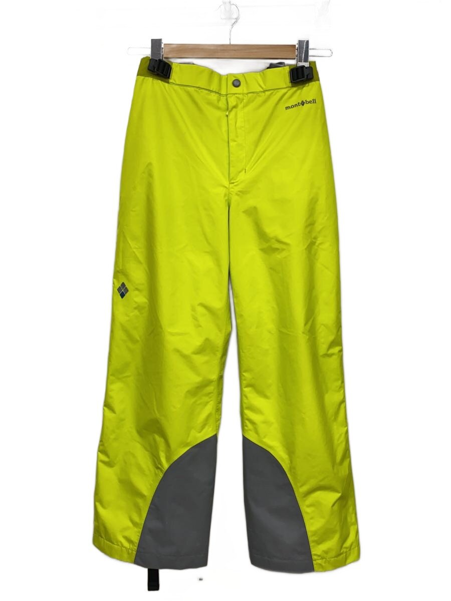【中古】mont-bell◆アルパインパンツ/150cm/ウェアー/キッズパンツ/YLW/1102442【スポーツ】
