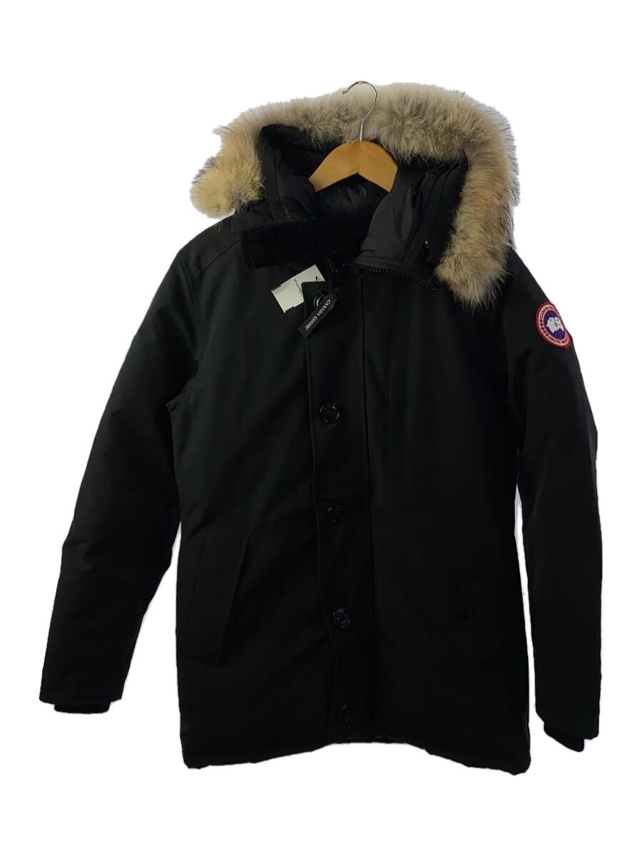 【中古】CANADA GOOSE◆ダウンジャケット/M/ポリエステル/BLK/3438JM/JASPER PARKA【メンズウェア】