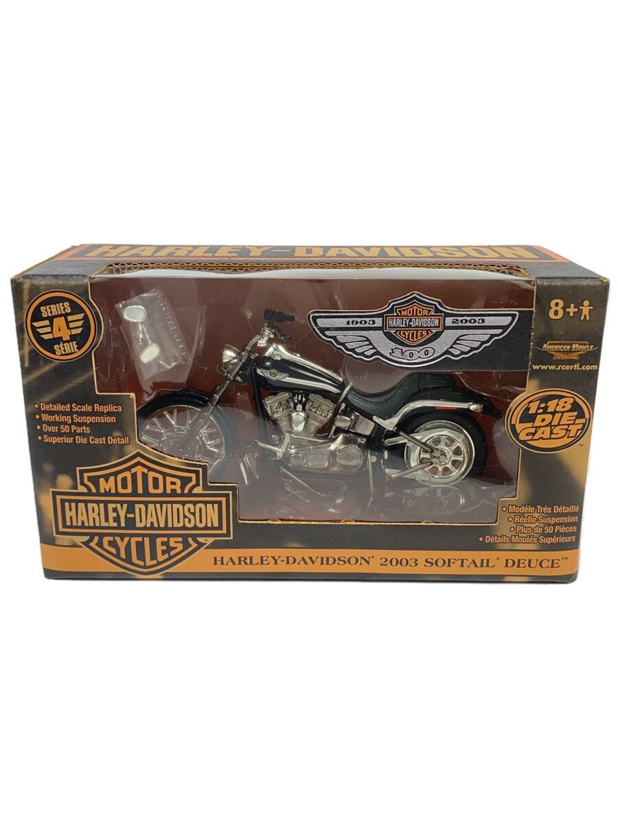 【中古】HARLEY DAVIDSON 2003 SOFTAIL DEUCE◆ミニカー/BLACK//【ホビー】
