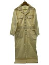 【中古】MOUSSY◆オーバーオール/2/コットン/IVO/無地/010EAB30-6210//【レディースウェア】