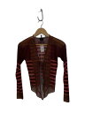 【中古】Jean Paul GAULTIER FEMME◆パワーネット/カーディガン(薄手)/40/ナイロン/BRW【レディースウェア】(4)