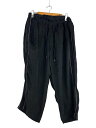 【中古】RAINMAKER KYOTO◆23SS/BRAIDED TRIM DOUGIボトム/FREE/ブラック/RM231-050【メンズウェア】