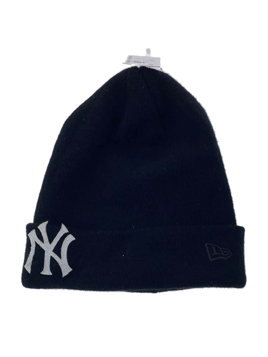 【中古】NEW ERA◆ニットキャップ/--/アクリル/BLK/メンズ【服飾雑貨他】