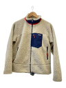 【中古】patagonia◆フリースジャケット/XXL/ポリエステル/ベージュ/STY65625/レトロX/ボア/ブルゾン/【キッズ】