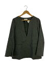 【中古】UNITED ARROWS green label relaxing◆24AW/リオペル DEEP V ネックプルオーバー/FREE/ウール/GRY/3611-144-2072【レディースウェア】(4)