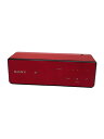 【中古】SONY◆Bluetoothスピーカー SRS-X33(R)【家電・ビジュアル・オーディオ】