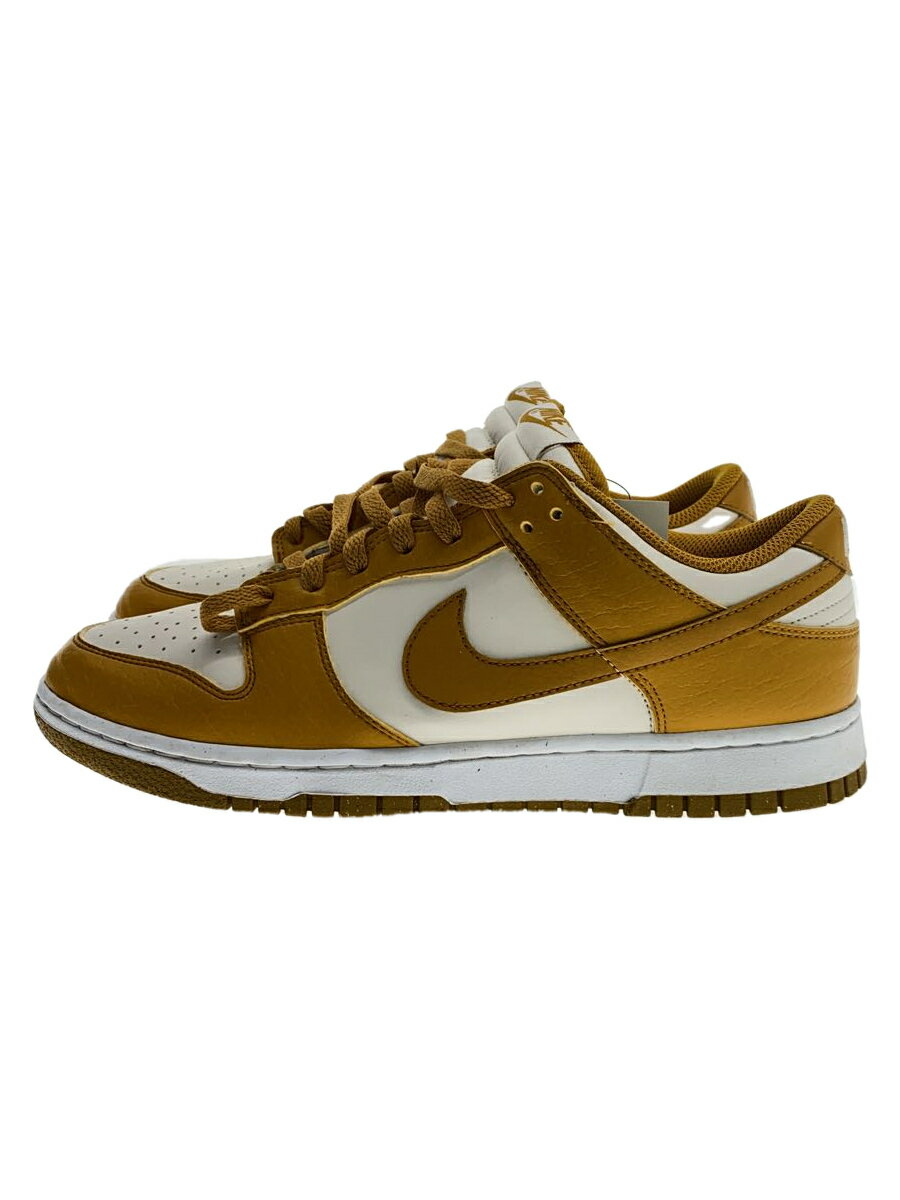 【中古】NIKE◆DUNK LOW NEXT NATURE_ダンク ロー ネクスト ネーチャー ファントム/27.5cm/YLW【シューズ】