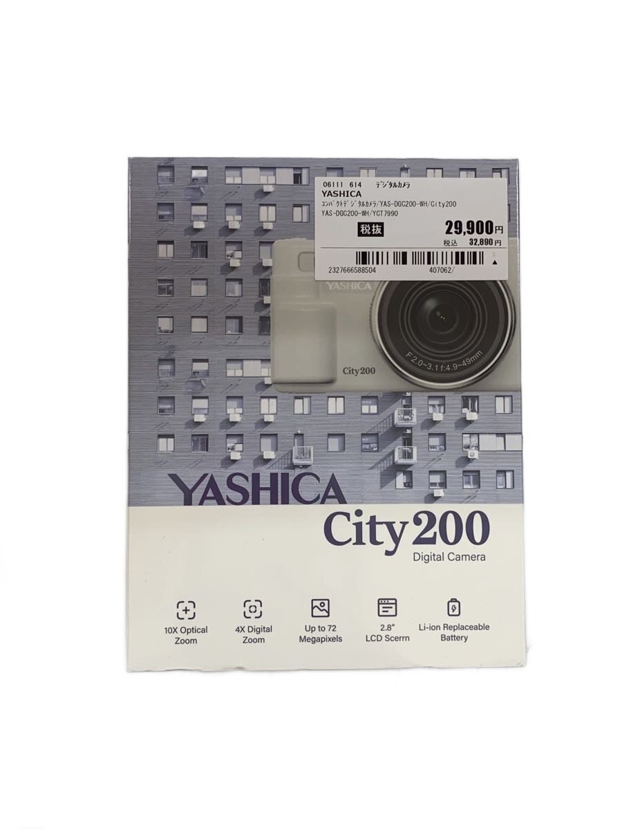 【ブランド】YASHICA 【ブランドカナ】ヤシカ 【型番】 【程度】S 【カラー】 【キーワード】　　　/ 2026/07/09 セカンドストリート多摩境店 【2766】【中古】YASHICA◆コンパクトデジタルカメラ/YAS-DGC200-WH/ ブランド YASHICA 型番 カラー 実寸（cm） 【/】 幅：11.4cm / 高さ：14.7cm / 奥行：10.7cm 【その他】 その他サイズ：/ 商品は　セカンドストリート多摩境店の店頭にて販売しております。商品に関するお問合わせは、お電話(TEL:042-798-5721)にて、問合わせ番号：2327666588504をお伝えください。 配送方法やお支払い方法に関するお問い合わせは、サポートセンターまでご連絡をお願いします。 ※お電話の対応は営業時間内のみとなります。お問い合わせフォームでお問い合わせの際はご注文番号をご記入下さい この商品に関する出品店舗からのコメント 未開封商品です。