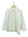 【中古】HOMME PLISSE ISSEY MIYAKE◆長袖シャツ/3/ポリエステル/WHT/無地/HP13FJ328/バッカブルシャツ//【メンズウェア】