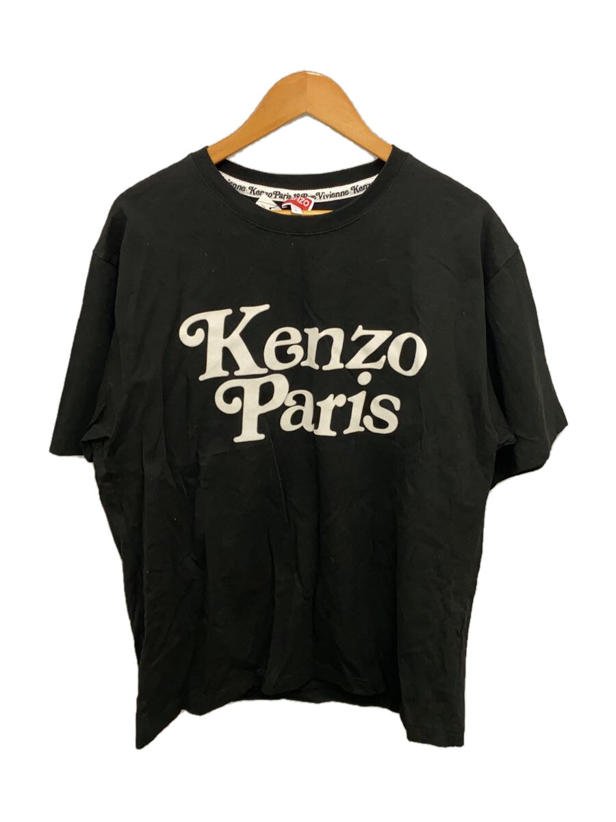 【中古】KENZO◆Tシャツ/L/コットン/BL