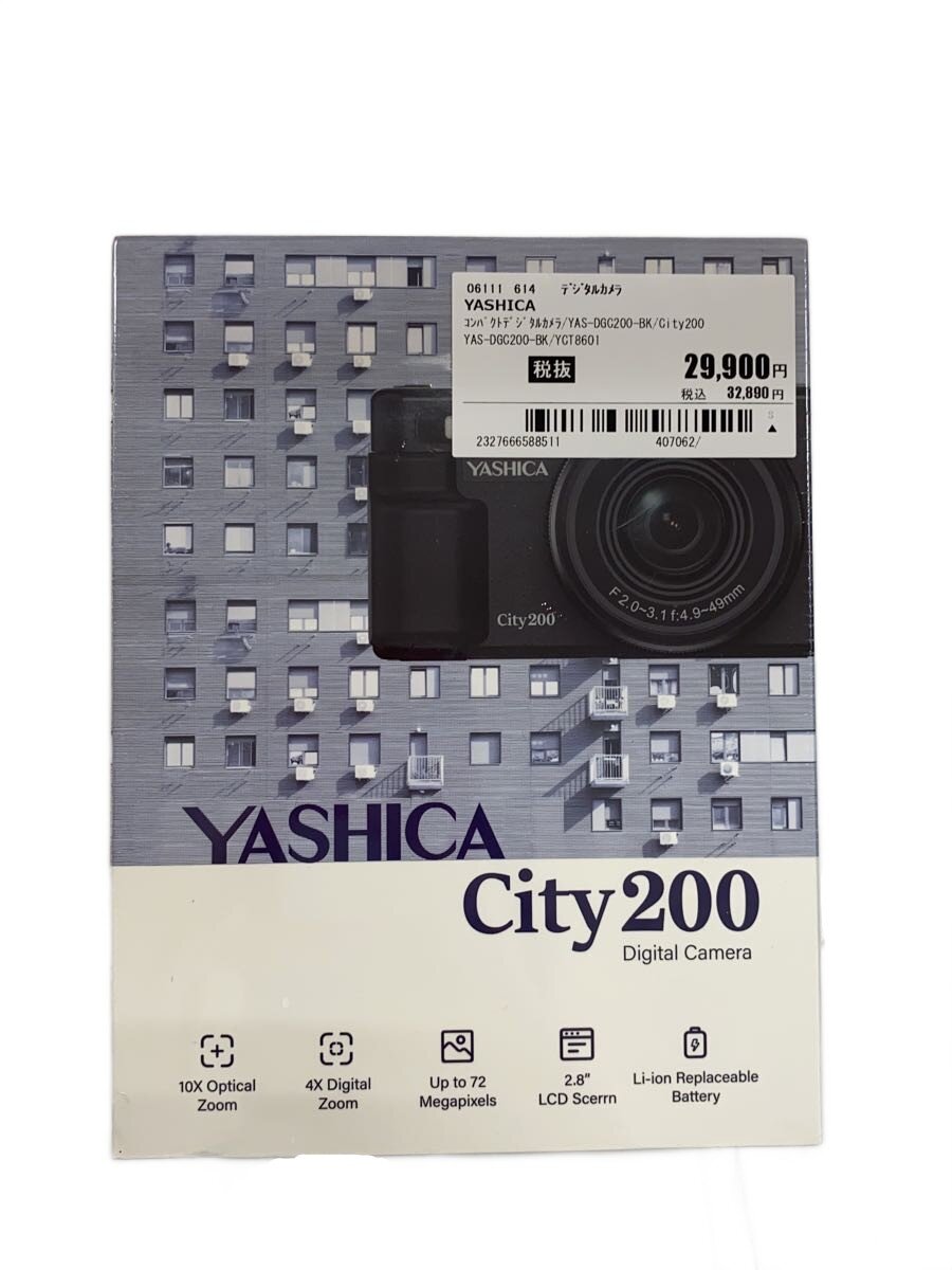 【中古】YASHICA◆コンパクトデジタルカメラ/YAS-DGC200-BK//【カメラ】