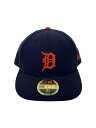 【中古】NEW ERA◆キャップ/7 3/8/コットン/NVY/メンズ【服飾雑貨他】