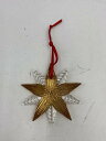 【中古】Baccarat◆インテリア雑貨/クリスマスオーテナント/クリアゴールド【インテリア小物・日用雑貨】