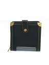 【中古】LOUIS VUITTON◆2つ折り財布/黒/無地/メンズ/全体的に使用感・擦れ有【服飾雑貨他】(4)