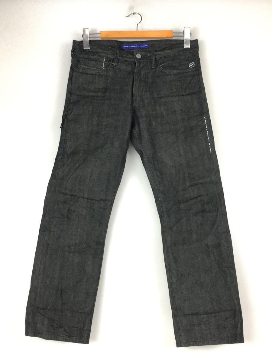 【中古】DENIM BY VANQUISH FRAGMENT◆ストレートパンツ/30/デニム/ブラック/105-122-2013-001///【メンズウェア】