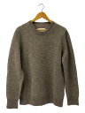 【中古】Maison Margiela◆24AW/5G Shetland C/N/ニット・セーター(厚手)/M/ウール/ブラウン/S50HL0028【メンズウェ...