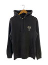 【中古】STUSSY◆パーカー/S/コットン/GRY/無地【メンズウェア】