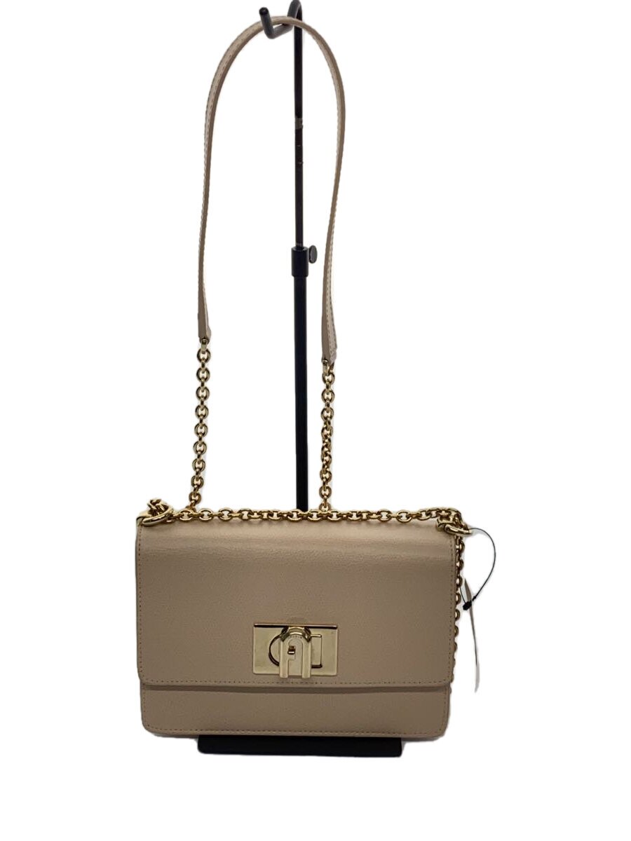 Furla - 【中古】FURLA◆ショルダーバッグ/--/BEG【バッグ】