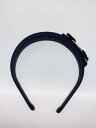 【中古】Salvatore Ferragamo◆ヴァラリボン/ストーン付/カチューシャ/アクセサリー/BLK/レディース【服飾雑貨他】