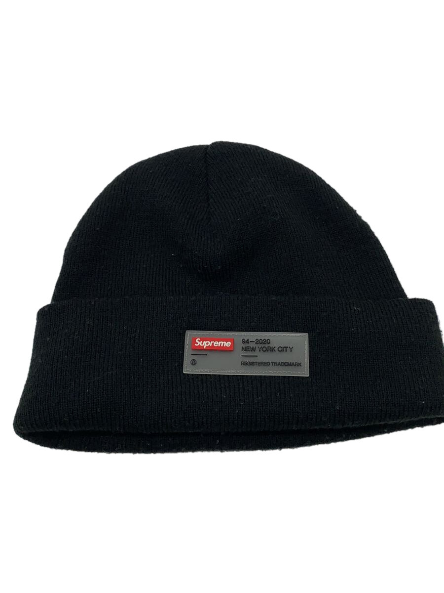 【中古】Supreme◆ニットキャップ/--/アクリル/BLK/メンズ【服飾雑貨他】