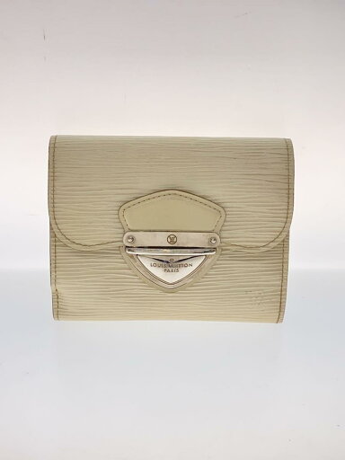 【中古】LOUIS VUITTON◆ポルト・フォイユ・ジョイ_エピ_WHT/レザー/WHT/無地/レディース【服飾雑貨他】 【中古】LOUIS VUITTON◆ポルト・フォイユ・ジョイ_エピ_WHT/レザー/WHT/無地/レディース【服飾雑貨他】