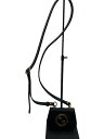 【中古】GUCCI◆ショルダーバッグ/レザー/BLK/無地/698635【バッグ】