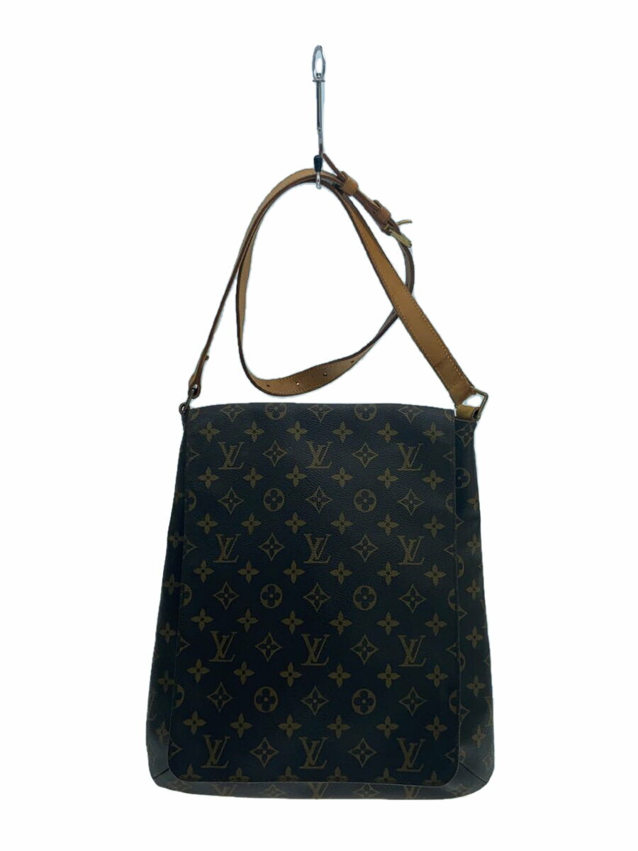 LOUIS VUITTON◆ミュゼット_モノグラム・キャンバス_BRW/PVC/BRW/M51256