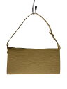 【中古】LOUIS VUITTON◆ポシェット・アクセソワール_エピ_YLW/レザー/YLW【バッグ】
