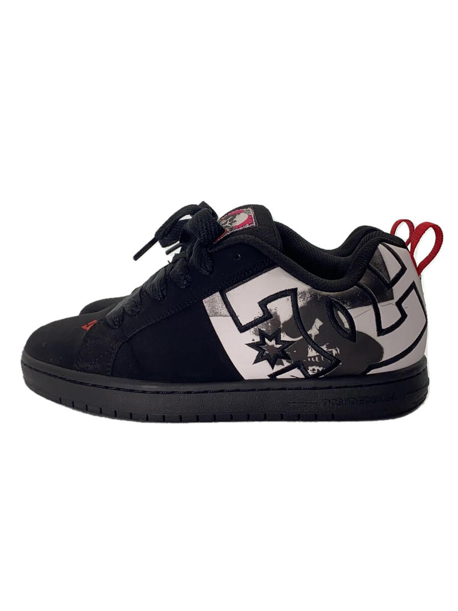 【中古】DC SHOES◆ローカットスニーカー/26cm/BLK/ADYS100719/AW COURT GRAFFIK SQ【シューズ】