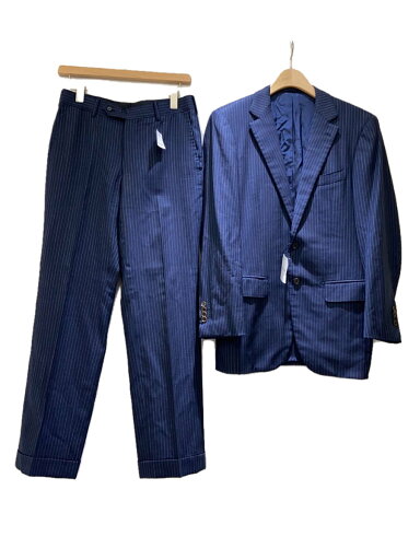 【中古】BRILLA per il gusto◆セットアップ/44/ウール/NVY/ストライプ/BR029F19X//【メンズウェア】 【中古】BRILLA per il gusto◆セットアップ/44/ウール/NVY/ストライプ/BR029F19X//【メンズウェア】