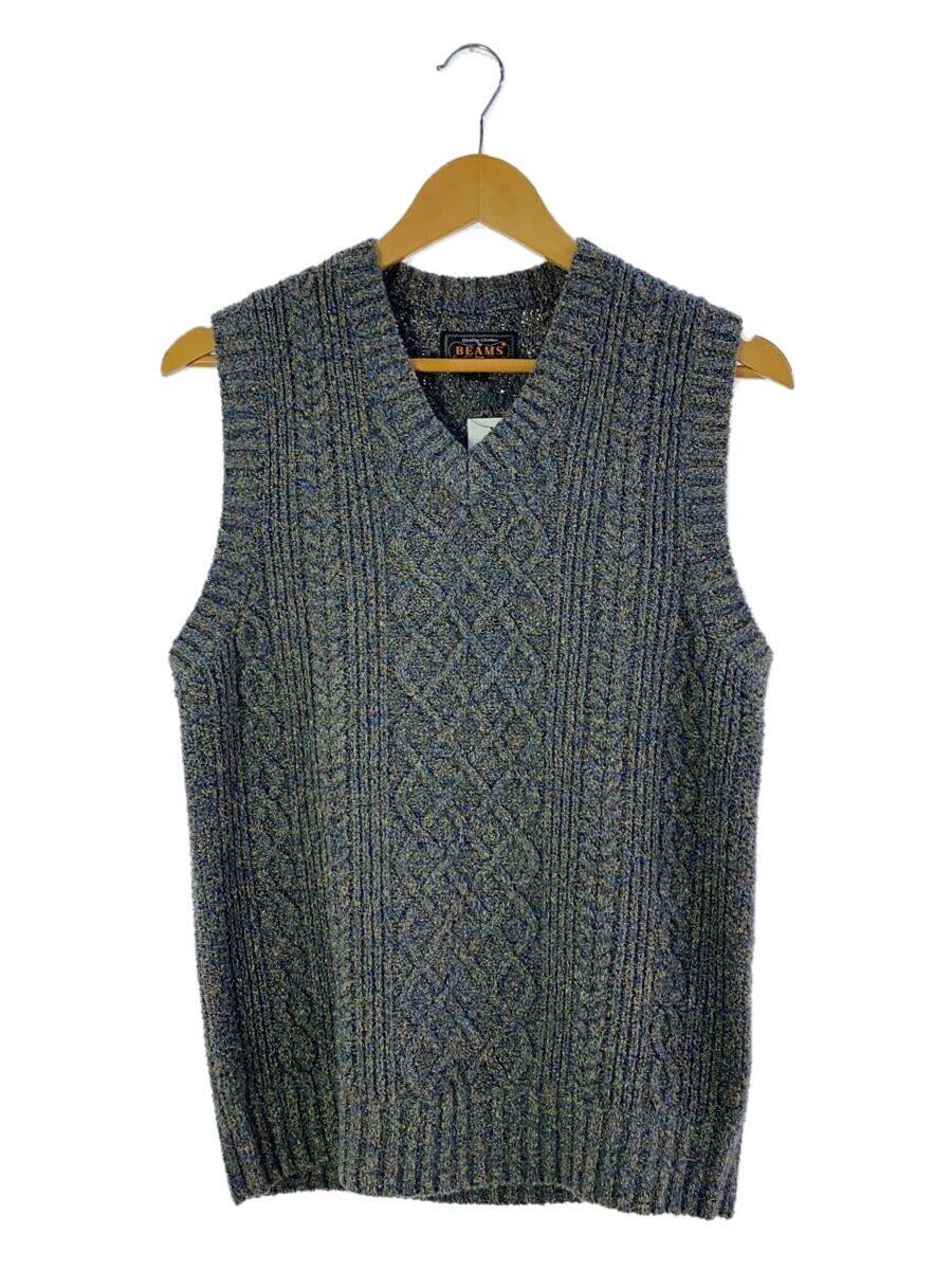 šBEAMS +24SS/Cotton Linen Vest Alan Pattern/S/åȥ/ޥ顼//ڥ󥺥