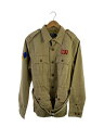 【中古】POLO RALPH LAUREN◆BELTED CARGO SAFARI JACKET/ジャケット/L/コットン/BEG【メンズウェア】