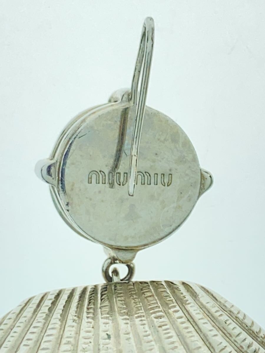 【中古】MIU MIU◆ピアス/--/SLV/レディース【服飾雑貨他】