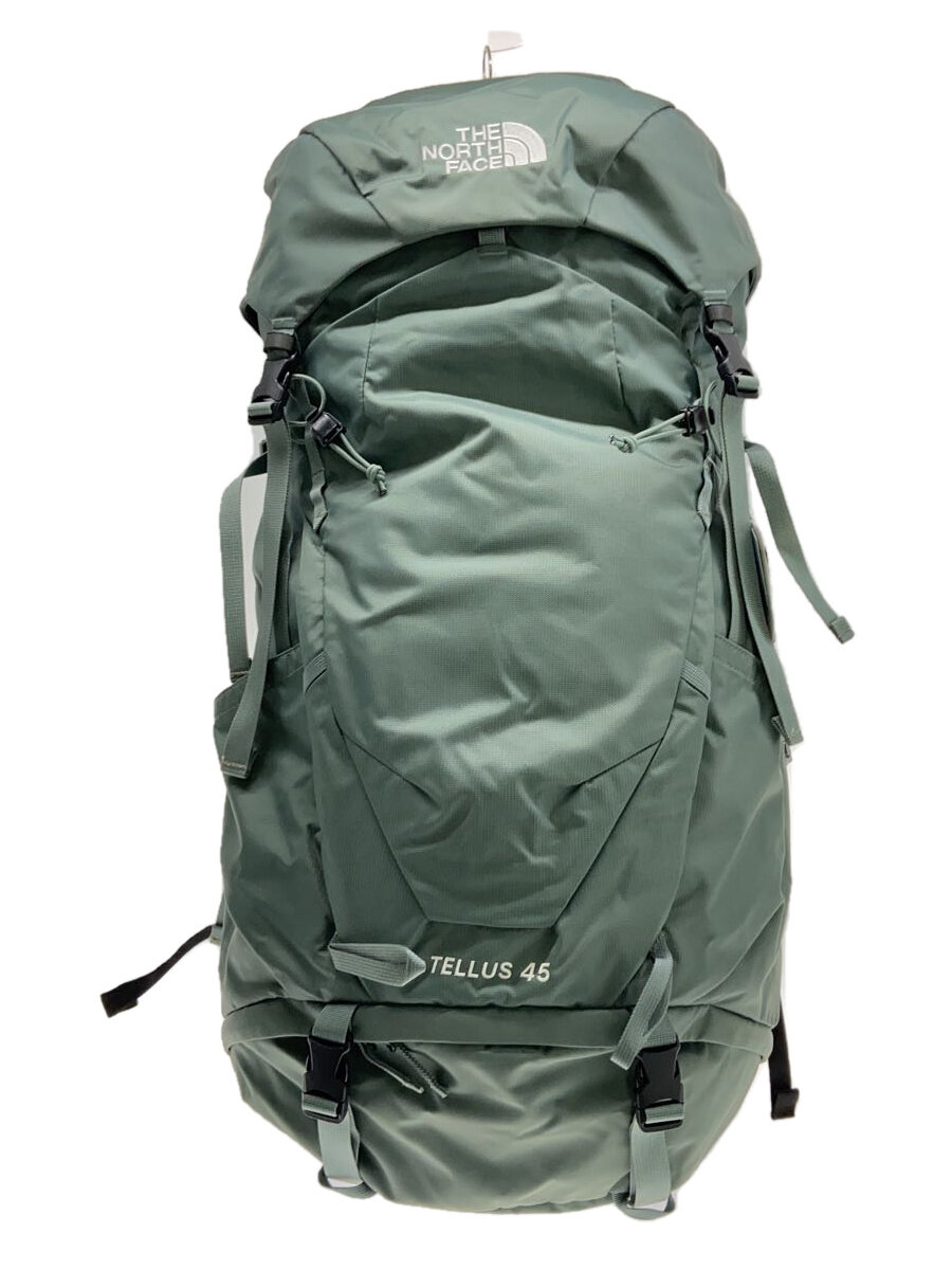 【中古】THE NORTH FACE◆リュック/--/KHK/NM62200/TELLUS 45【バッグ】