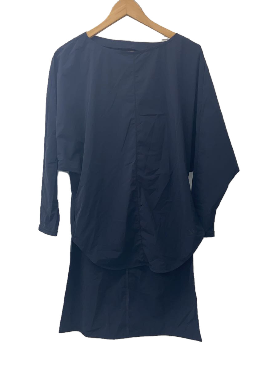【中古】ETRE TOKYO◆長袖ワンピース/FREE/ナイロン/NVY/無地/SAW32131ET【レディースウェア】