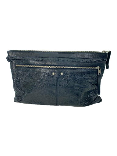 【中古】BALENCIAGA◆セカンドバッグ/クラッチバッグ/スタッズ/レザー/ブラック/273022【バッグ】 【中古】BALENCIAGA◆セカンドバッグ/クラッチバッグ/スタッズ/レザー/ブラック/273022【バッグ】
