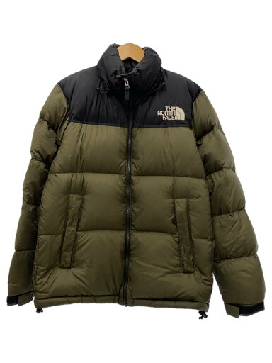 【中古】THE NORTH FACE◆NUPTSE JACKET_ヌプシジャケット/M/ナイロン/KHK【メンズウェア】 【中古】THE NORTH FACE◆NUPTSE JACKET_ヌプシジャケット/M/ナイロン/KHK【メンズウェア】