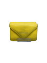 【中古】BALENCIAGA◆3つ折り財布/羊革/YLW/無地/メンズ/391446・7155・X・527545【服飾雑貨他】