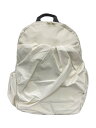 【中古】emmi◆リュック/--/WHT/無地/13WGB241303【バッグ】