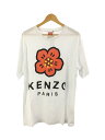 【中古】KENZO◆Tシャツ/L/コットン/WH