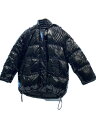 【中古】DIESEL◆ダウンジャケット/w-alla jacket/タグ付/XXS/ポリエステル/ブラック【レディースウェア】