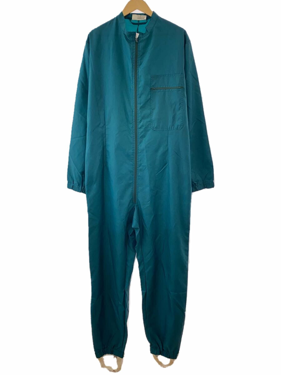 【中古】MILITARY◆COVERALLS/ボトム/ナイロン/GRN/無地【メンズウェア】