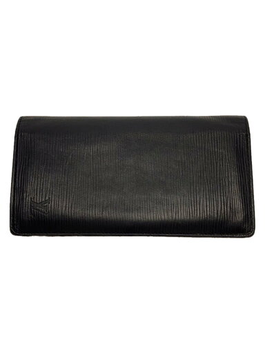 【中古】LOUIS VUITTON◆2)ポルト・フォイユ・ブラザ_エピ_BLK/レザー/BLK/メンズ【服飾雑貨他】 【中古】LOUIS VUITTON◆2)ポルト・フォイユ・ブラザ_エピ_BLK/レザー/BLK/メンズ【服飾雑貨他】
