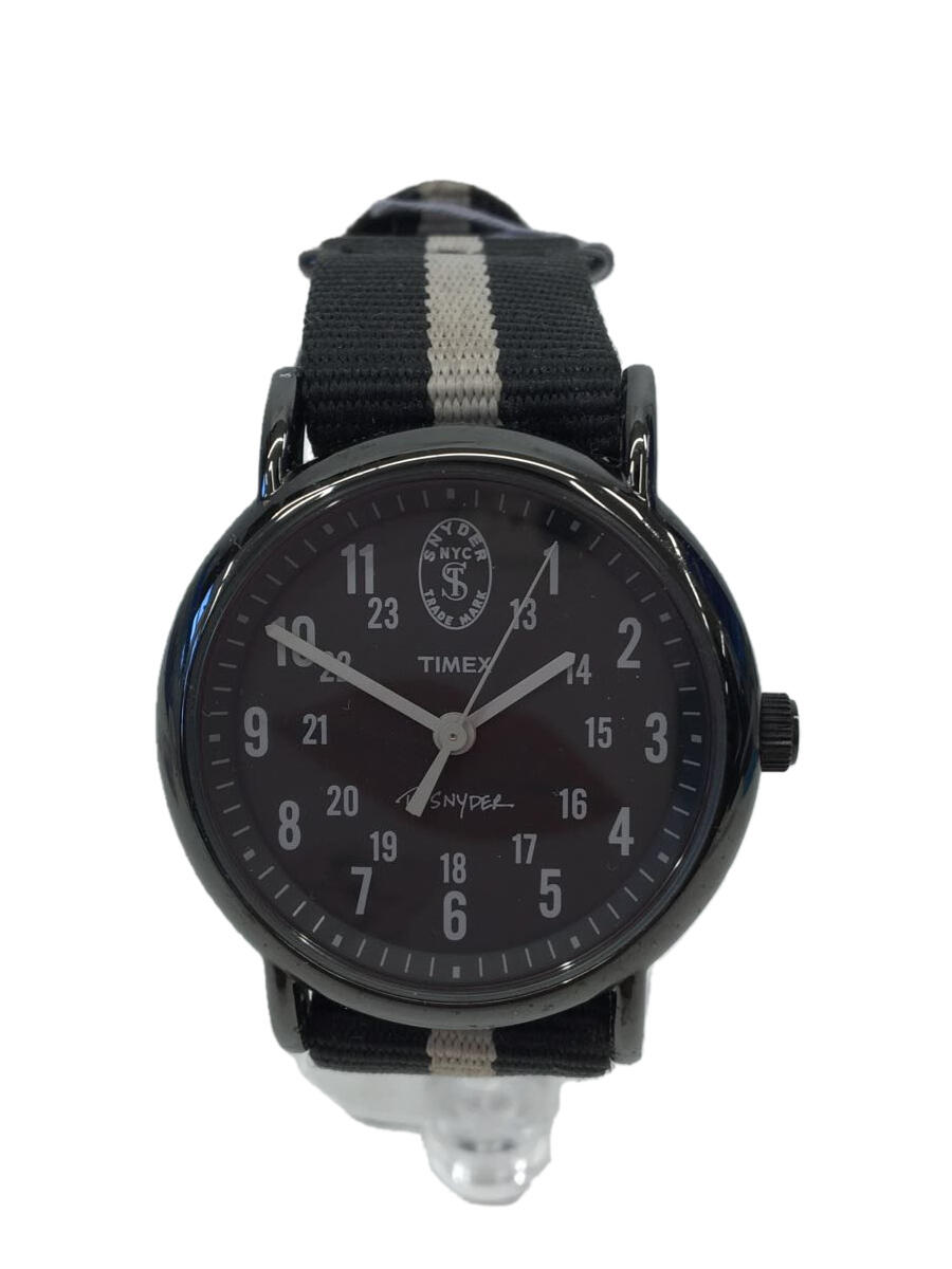 【中古】TIMEX◆クォーツ腕時計/アナ