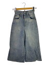 【中古】DSQUARED2◆デニムワイドパンツ/36/デニム/IDG/無地/S72LB0225【レディースウェア】