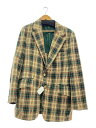 【中古】FREEMANS/テーラードジャケット/--/コットン/YLW/チェック【メンズウェア】(4)