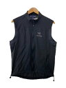 【中古】ARC’TERYX◆90s/旧タグ/サンウエスト製/ナイロンベスト/S/ナイロン/BLK【メンズウェア】