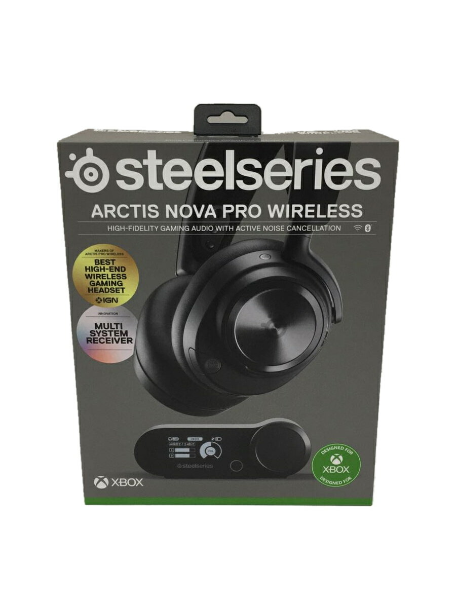【中古】steelseries◆Arctis Nova Pro Wireless/ワイヤレスゲーミングヘッドホン/XBOX/2022年製【家電 ビジュアル オーディオ】
