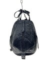 【中古】Desigual◆幾何学模様/ショルダーバッグ/ブラック【バッグ】