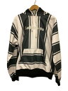 【中古】Lafayette(LFYT)◆パーカー/L/コットン/ブル/LS230501/MEXICAN STRIPE Lafayette LOGO HOOD【メ...